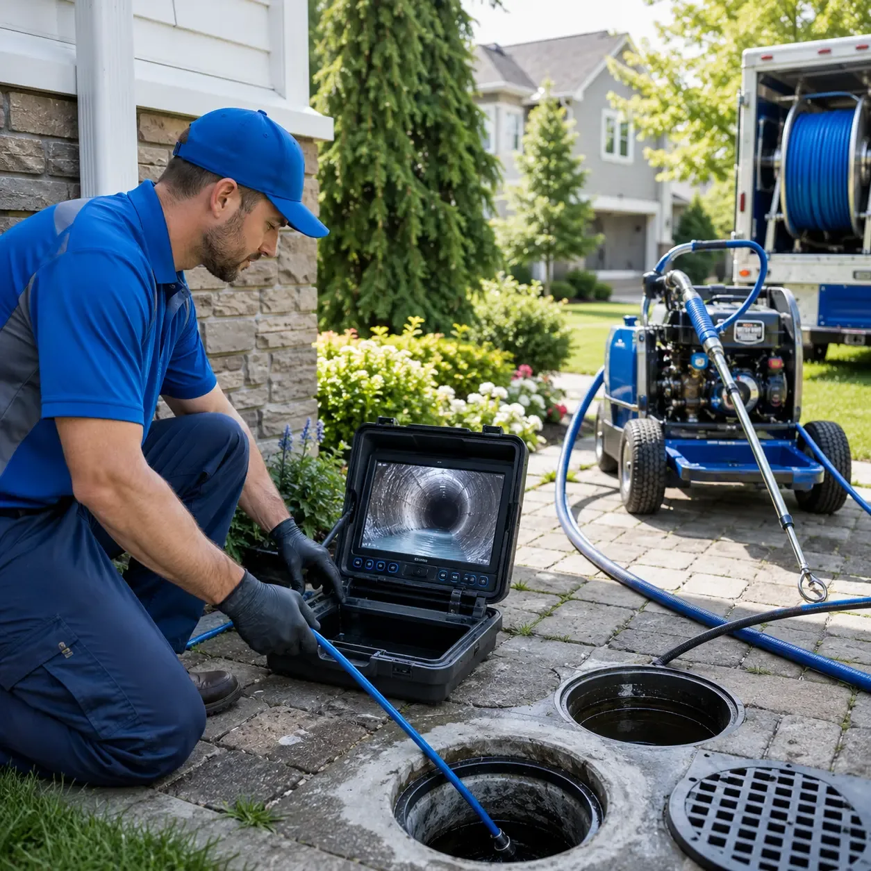 Outdoor drain cleaning professionals serving Memphis, NY